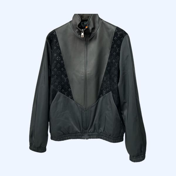 LV 믹스 스웨이드재킷