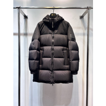 lv 솔리드 후드 파카다운 재킷