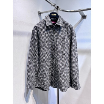 구찌 로고 풀 프린트 싱글 롱슬레이브 셔츠