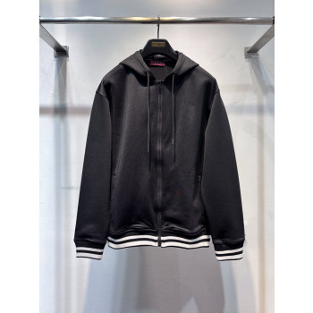 구찌 코튼 후드 지퍼 재킷