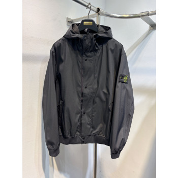 스톤아일랜드 싱글브레스트 후드 재킷