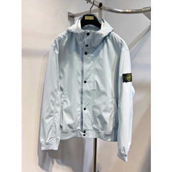 스톤아일랜드 싱글브레스트 후드 재킷