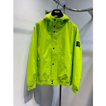 스톤아일랜드 싱글브레스트 후드 재킷