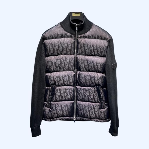 디올 스탠드업 칼라 재킷