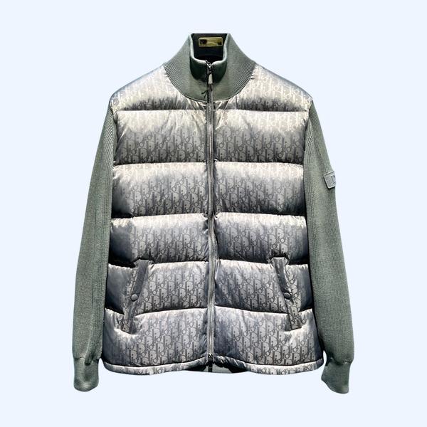 디올 스탠드업 칼라 재킷