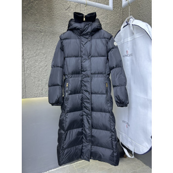 몽클레어 샤메르 후드 롱 다운재킷