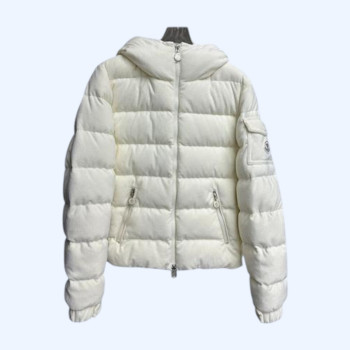 몽클레어 이부아르 후드 벨벳 숏다운 재킷