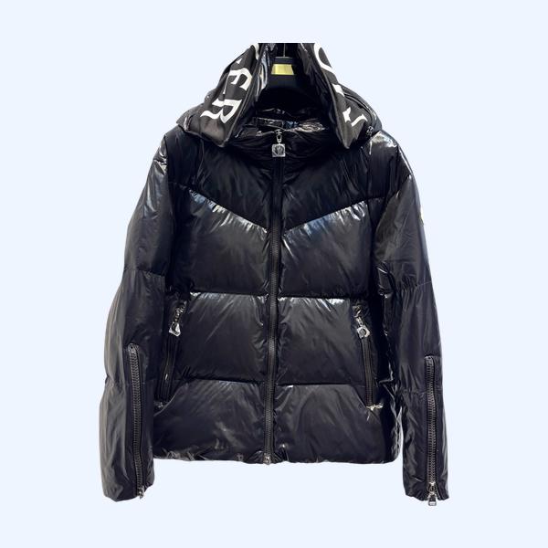 몽클레어 후페 후드 지퍼 숏다운 재킷