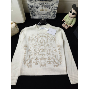 디올 자수 스웨이트 니트