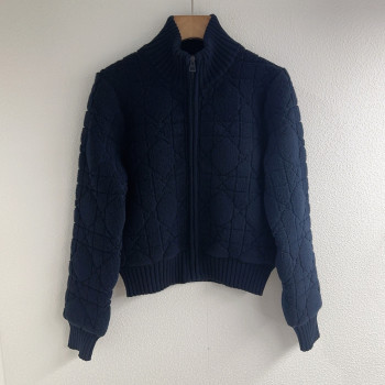 디올 지퍼 니트 가디건 재킷