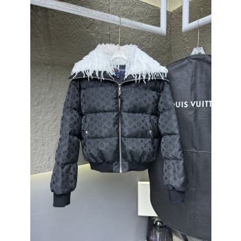 LV 벨벳 구스다운 재킷