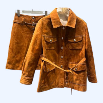 프라다 스웨이드슈트 재킷