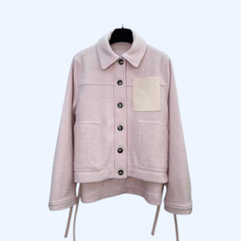 로에베 울 라펠 워크 재킷