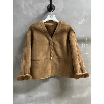 로에베 퍼 올인원 숏 재킷