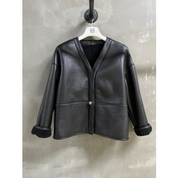 로에베 퍼 올인원 숏 재킷