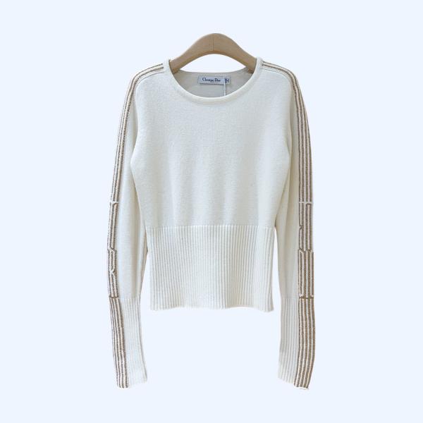 디올 라운드넥 스웨터