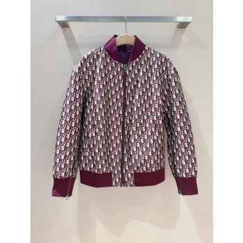 디올 스탠드업 칼라 야구 자켓