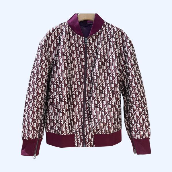 디올 스탠드업 칼라 야구 자켓