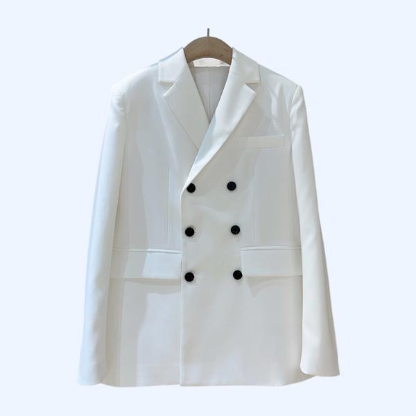 디올 화이트 정장 셔츠 자켓