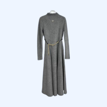 LV 스탠드업 메탈 체인벨트 원피스