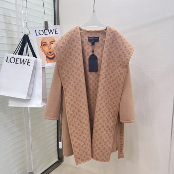 LV레이스업 슬림핏 후드 숏 리버시블