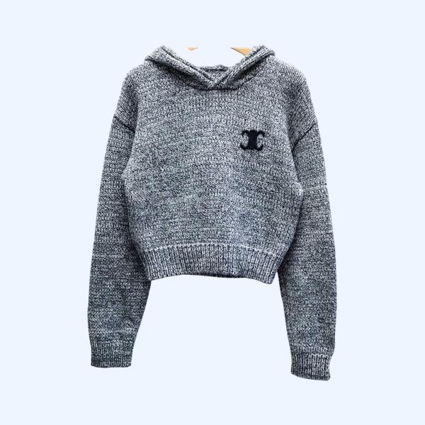 셀린느 더블후드 니트