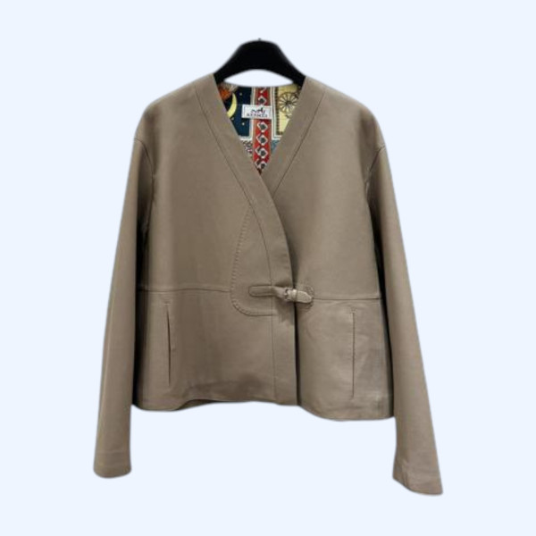 에르메스 클래식 V넥 블레이져 자켓