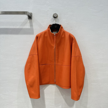 에르메스 탑 페블 램스킨 재킷