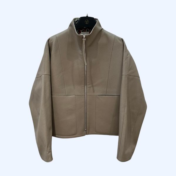 에르메스 탑 페블 램스킨 재킷