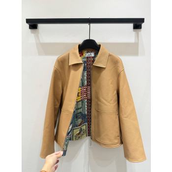 에르메스자갈 소가죽자켓