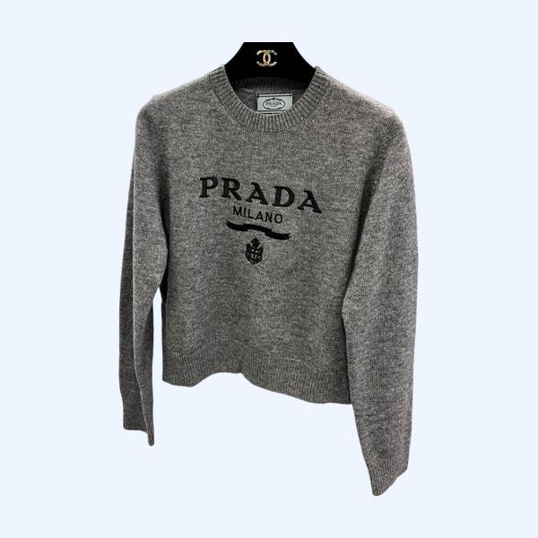 프라다 레커로고 스웨터