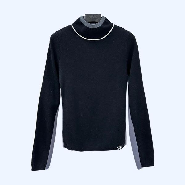 샤넬 로고 안타르시아 니트