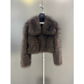 디올 줄무늬  폭스재킷