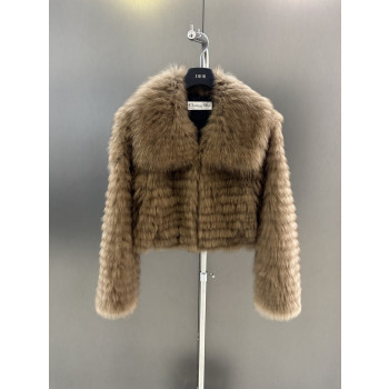 디올 줄무늬  폭스재킷