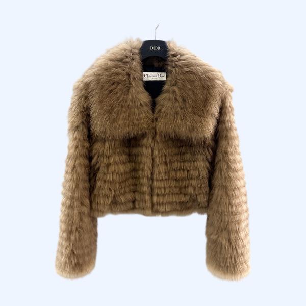 디올 줄무늬  폭스재킷