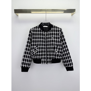 디올 플레드 재킷