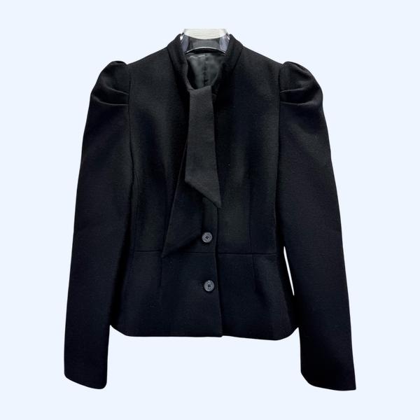 디올 퍼프 슬리브 칼라 브레이저