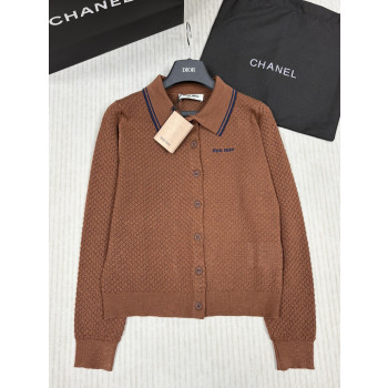 미우미우 니트 라펠 가디건