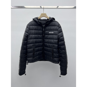 미우미우 후드 다운 재킷