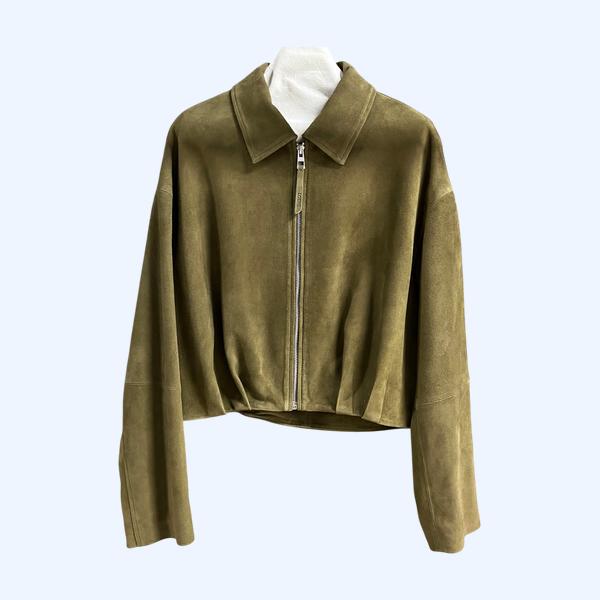 로에베 가죽 재킷