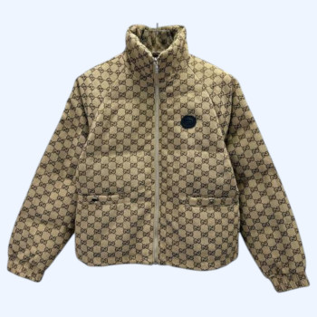 구찌 구스다운 스탠드업 칼라 재킷