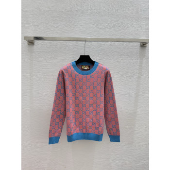 구찌 레터 라운드 긴니트