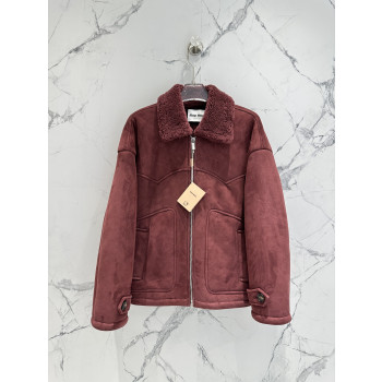 미우미우 올인원 시어링 자켓