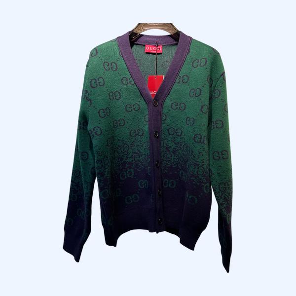 구찌 자카드 가디건