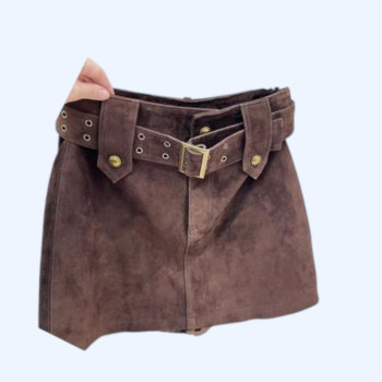 LP 가죽 스커트