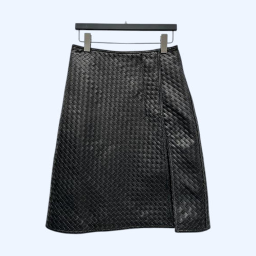 BV 해비디튜 우븐 슬림핏 힘업 롱 스커트