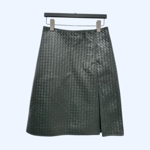 BV 해비디튜 우븐 슬림핏 힘업 롱 스커트