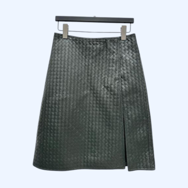 BV 해비디튜 우븐 슬림핏 힘업 롱 스커트