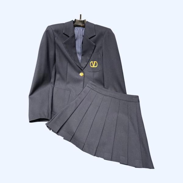 발랜티노  로고 벨트 재킷