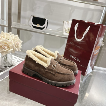 구찌 호스빗 양털 안감로퍼